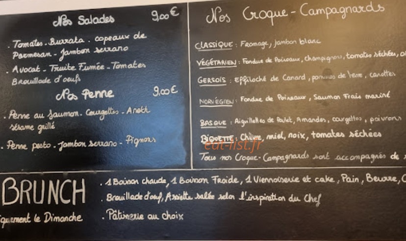Cacao'T — carte page 1