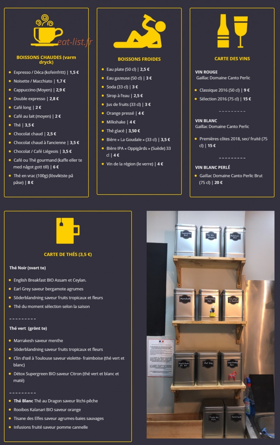 Café FIKA — carte page 2