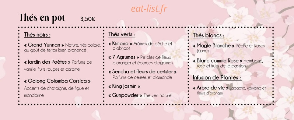 Café Perle — carte page 5