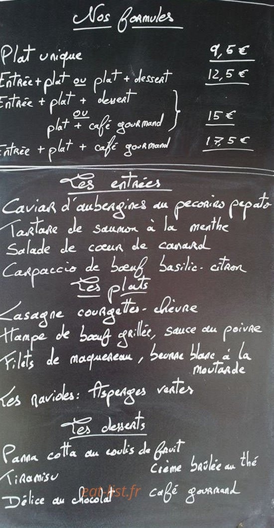 Caffè Luce — carte page 1