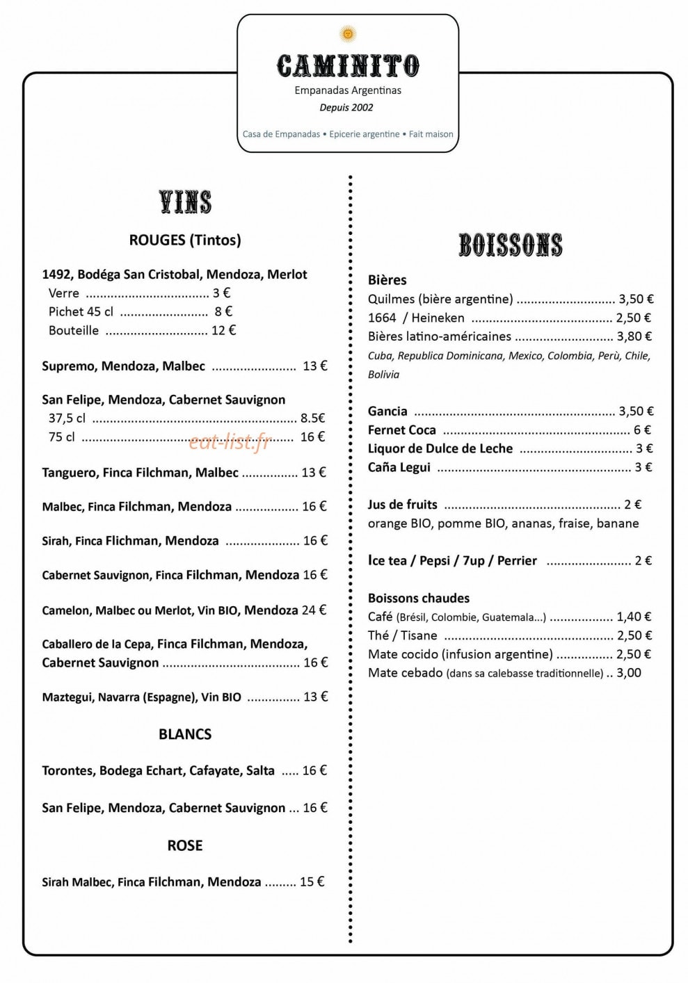 Caminito — carte page 2