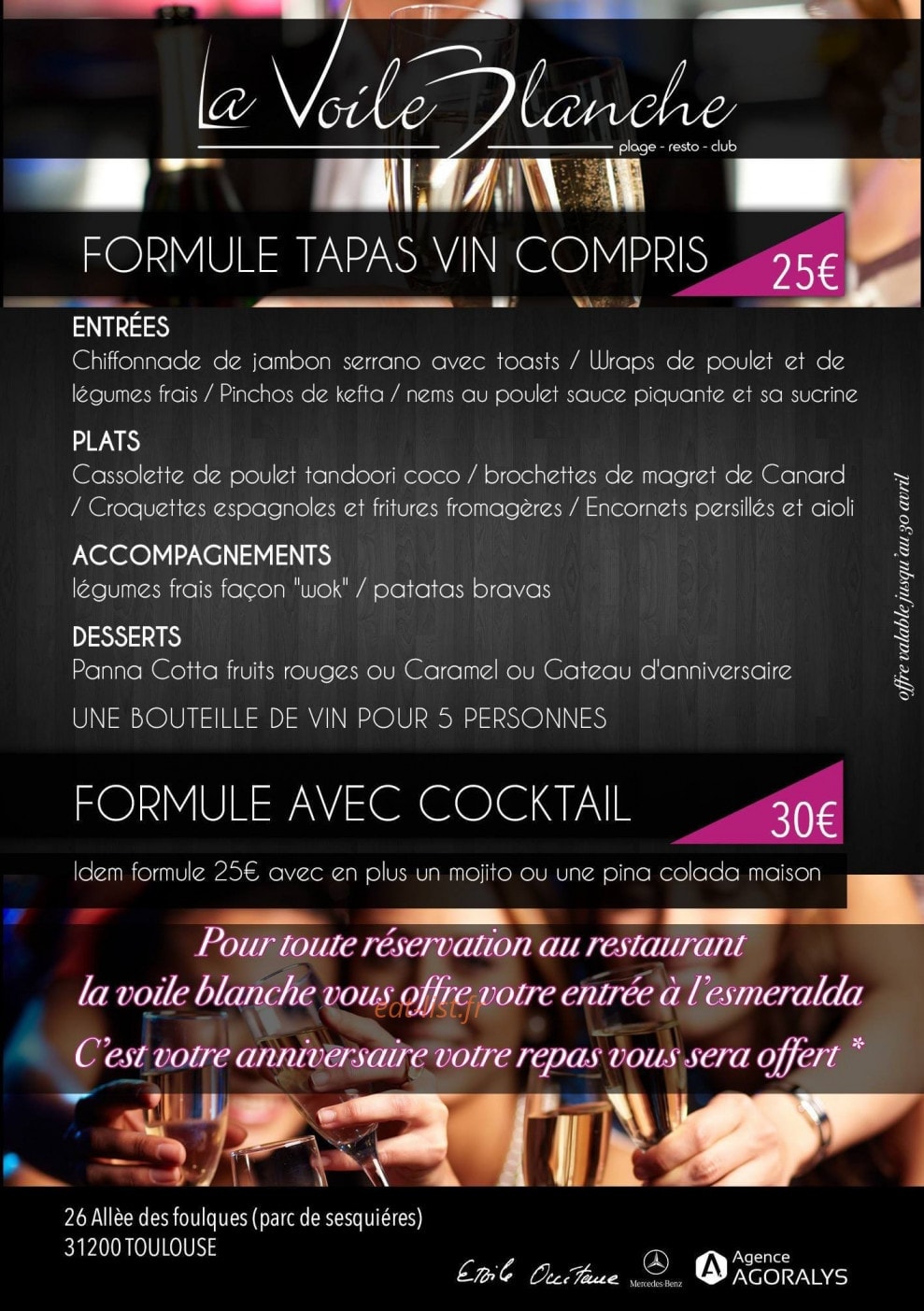 Cantine De La Voile — carte page 1
