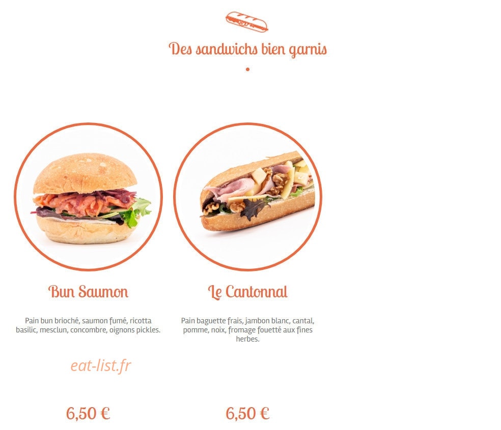 Cantine & Gamelle — carte page 8