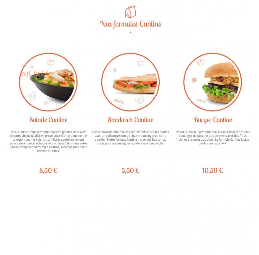 Cantine & Gamelle — carte page 10