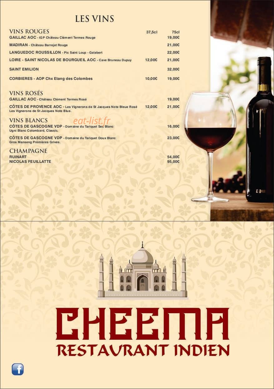 Cheema — carte page 4