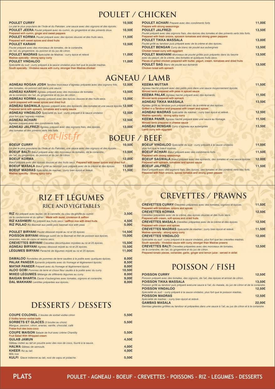 Cheema — carte page 2