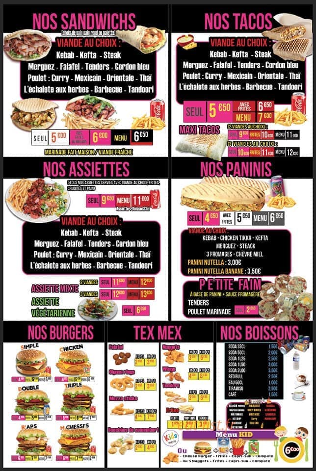 Cheesi's — carte page 2