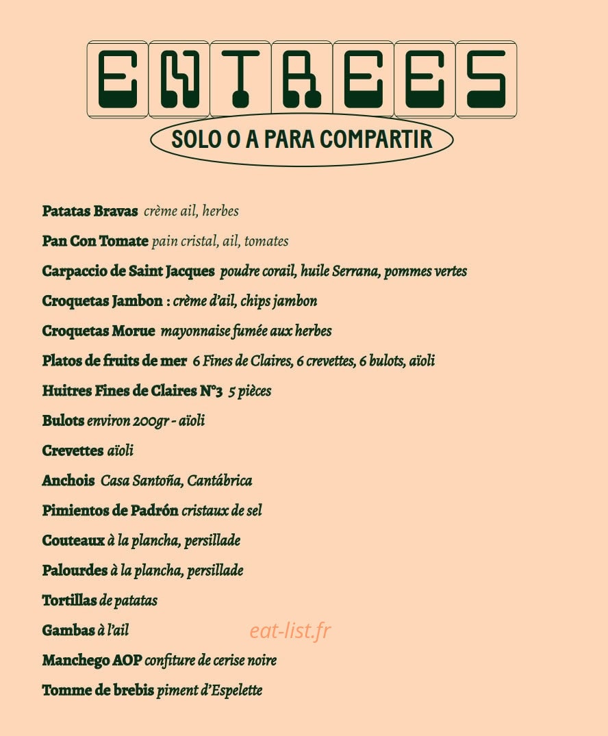 Chéri Guapo — carte page 2