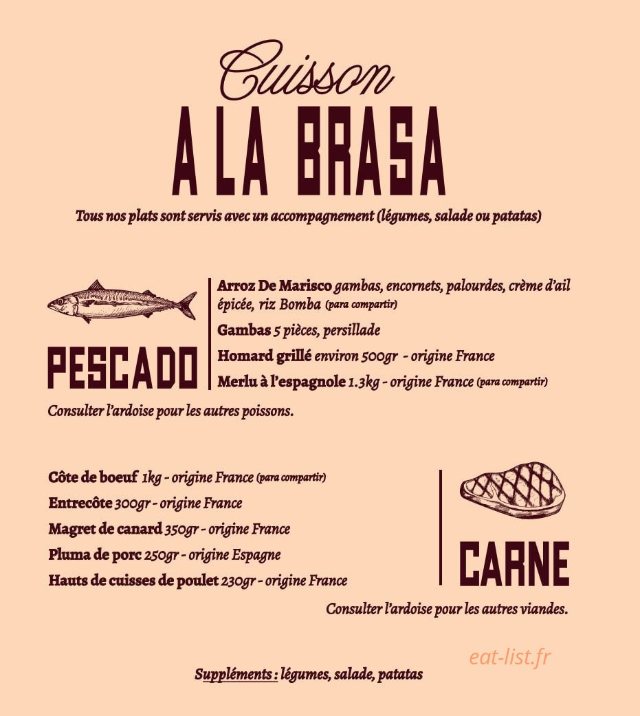 Chéri Guapo — carte page 6