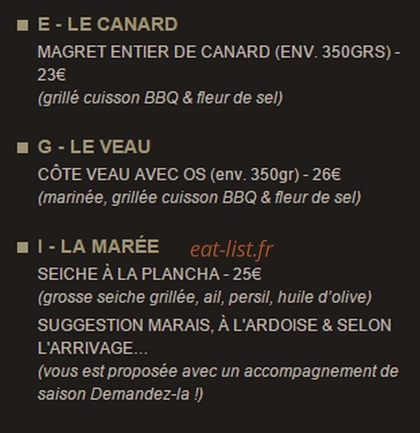 Chez Casi — carte page 5