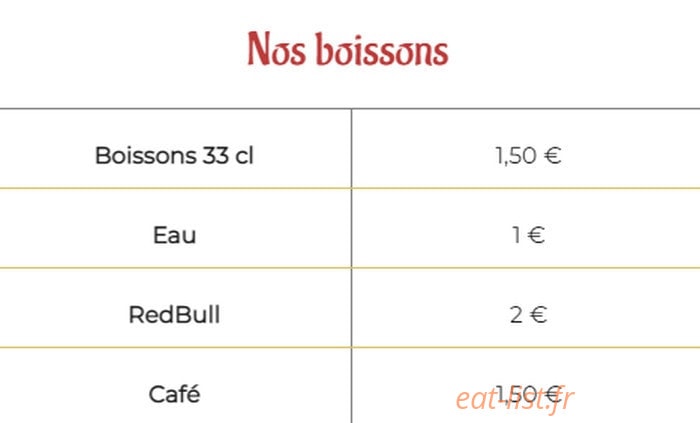 Chez Jononi — carte page 2
