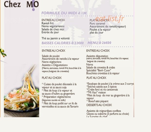 Chez Moi — carte page 2