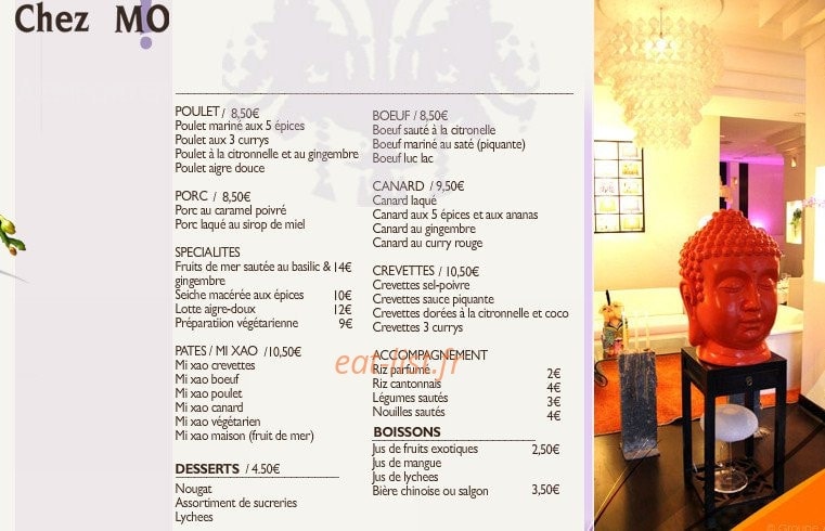 Chez Moi — carte page 3