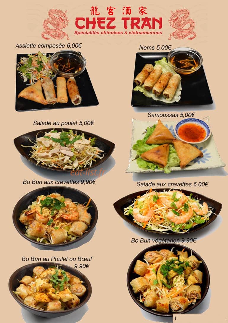 Chez Tran — carte page 5