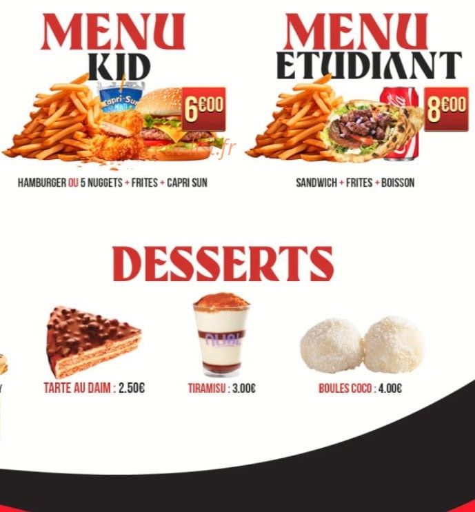Chicken grill & tacos — carte page 7