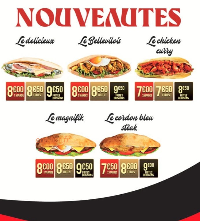 Chicken grill & tacos — carte page 2