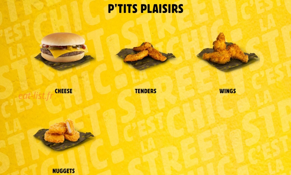 Chicken Street — carte page 4