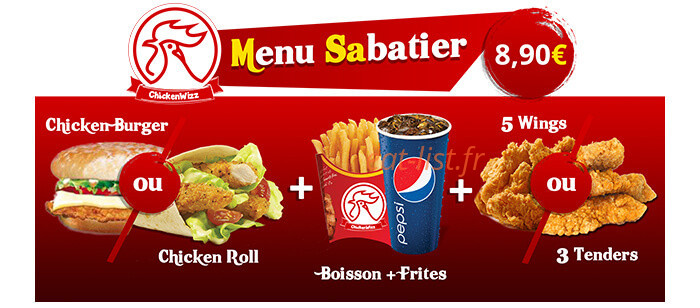 Chicken Wizz — carte page 6