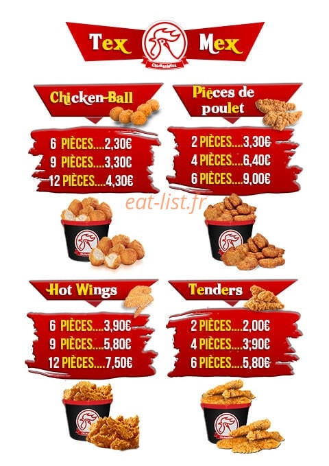 Chicken Wizz — carte page 4