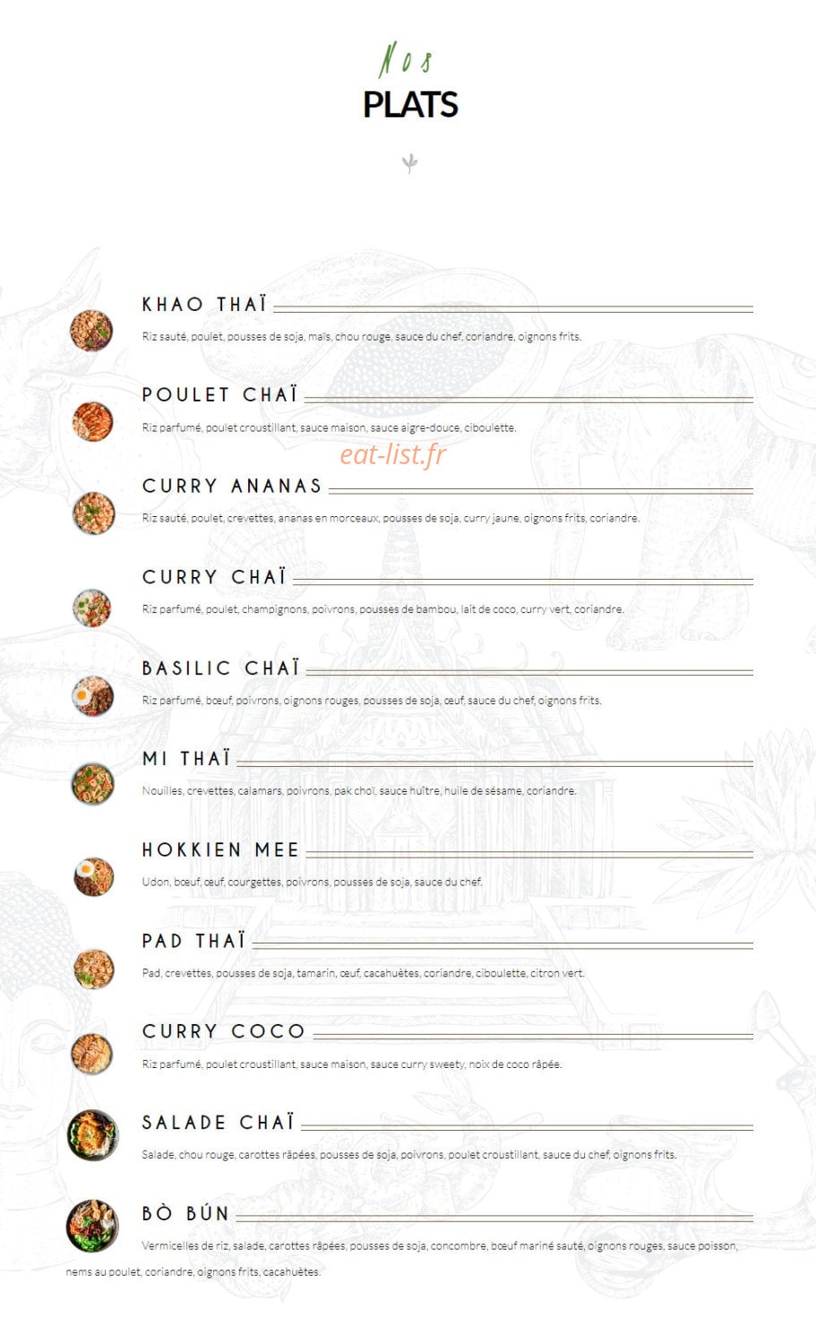 Chô Chaï — carte page 3