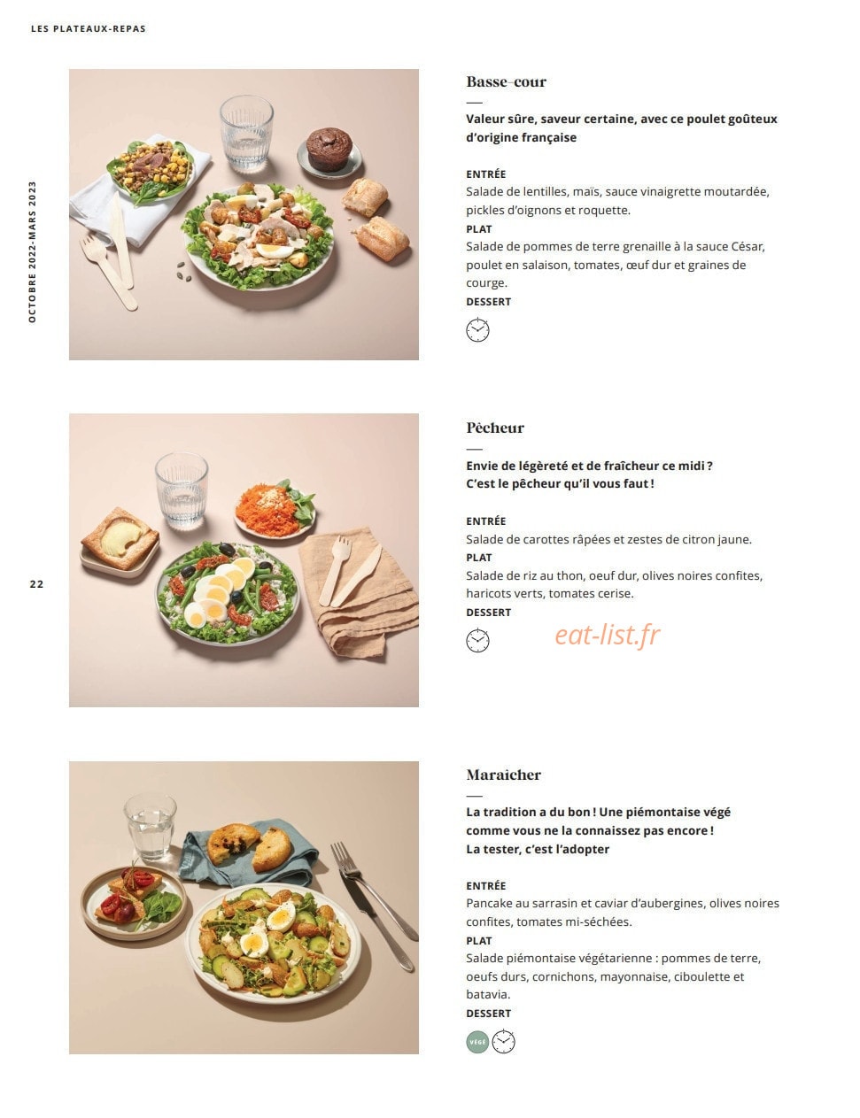 Class'croute — carte page 20