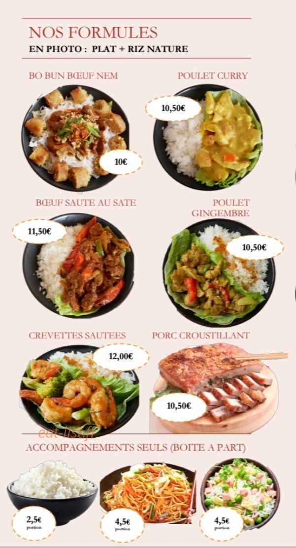 Comme En Asie — carte page 3
