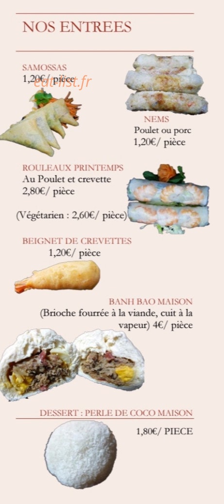Comme En Asie — carte page 1