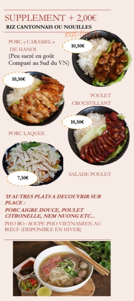 Comme En Asie — carte page 2