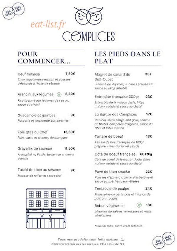 Complices — carte page 1