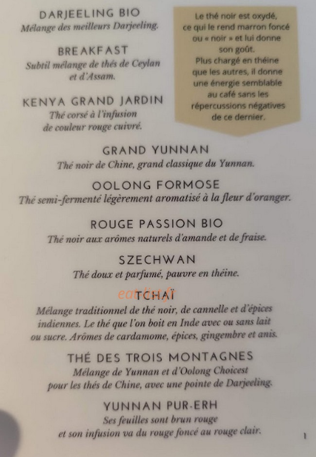 Dip's Tea — carte page 3