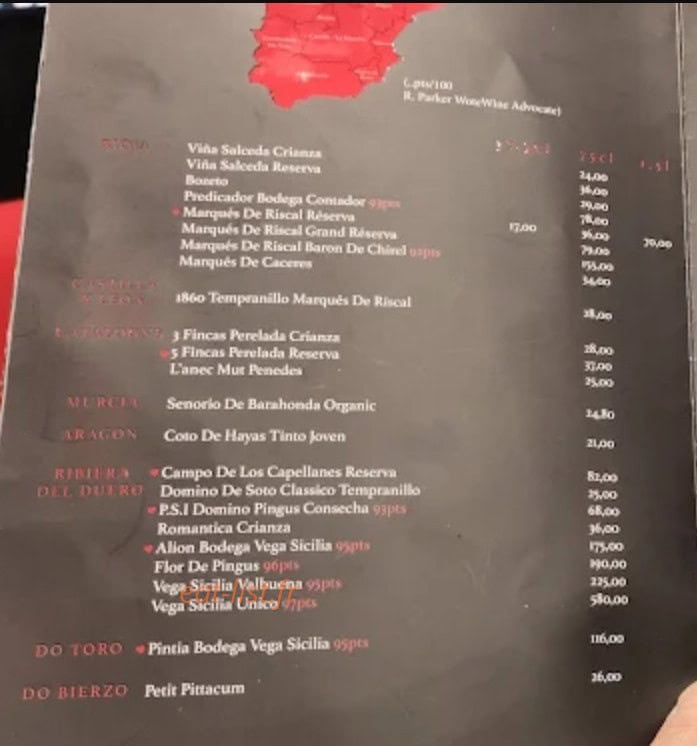 Don Pancho — carte page 1