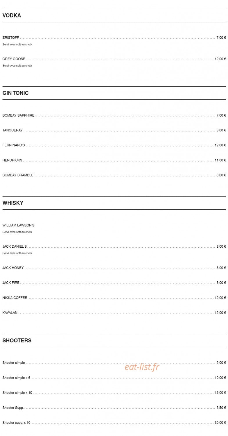 Downtown — carte page 6