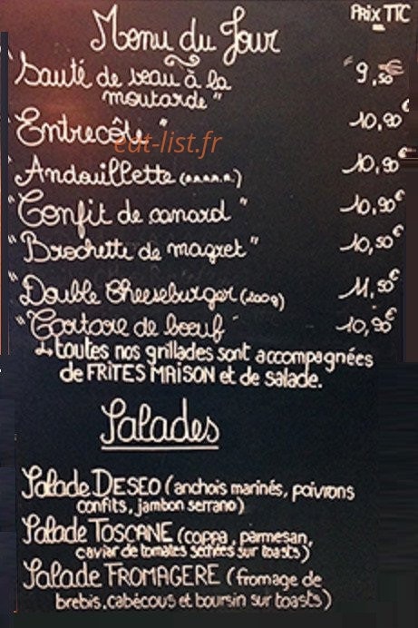 El Deseo — carte page 1
