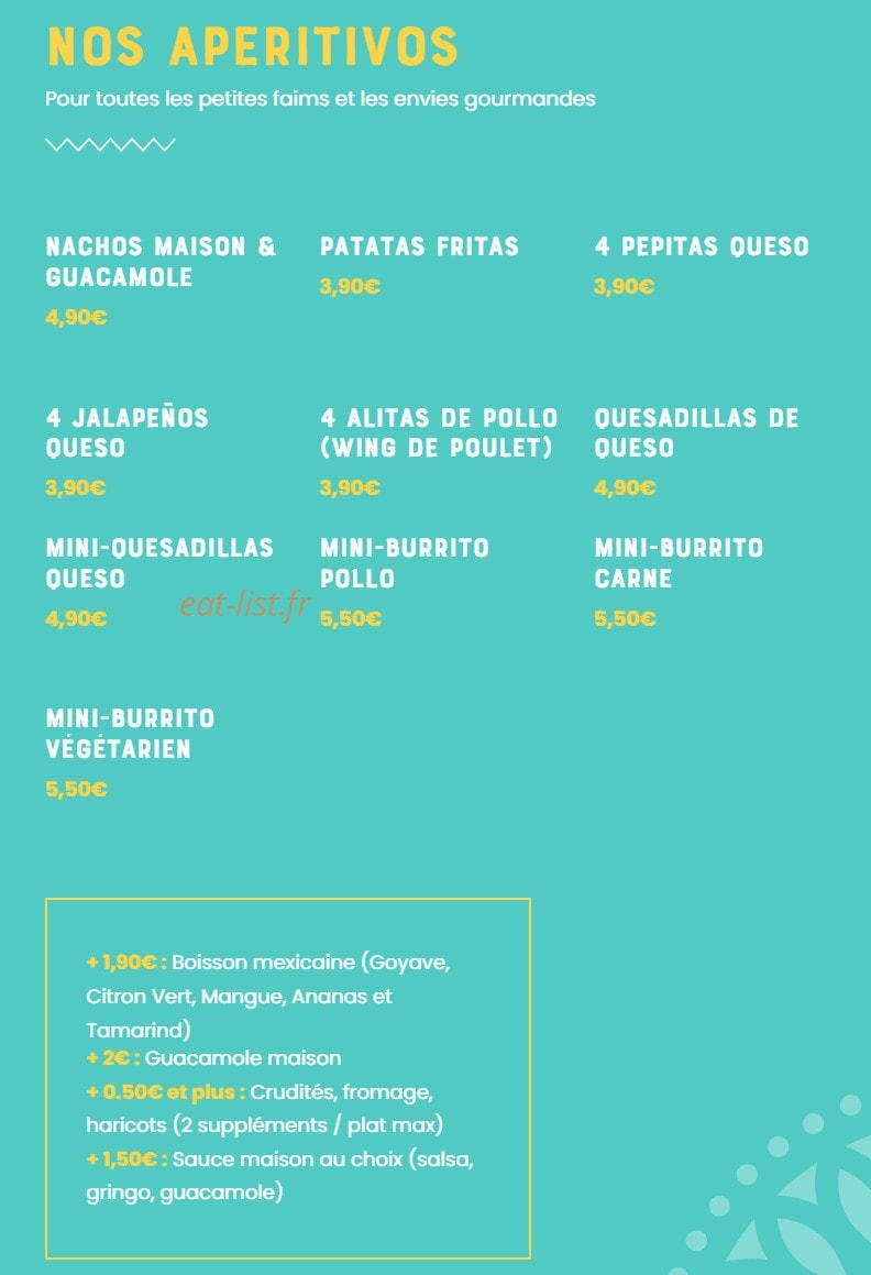 El Zócalo — carte page 8