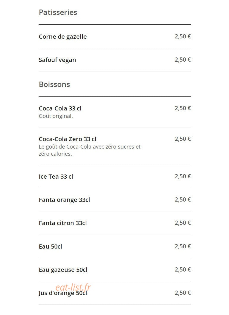 Falafelbox — carte page 3