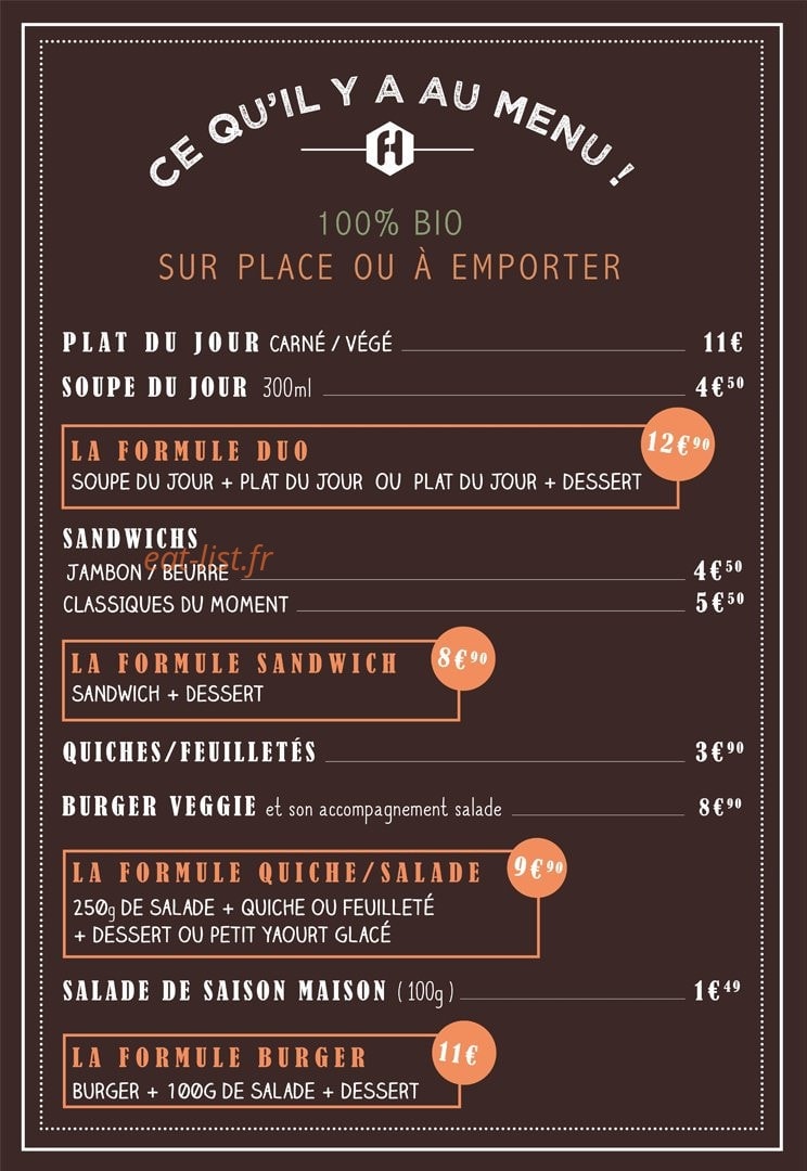 Flow House — carte page 1