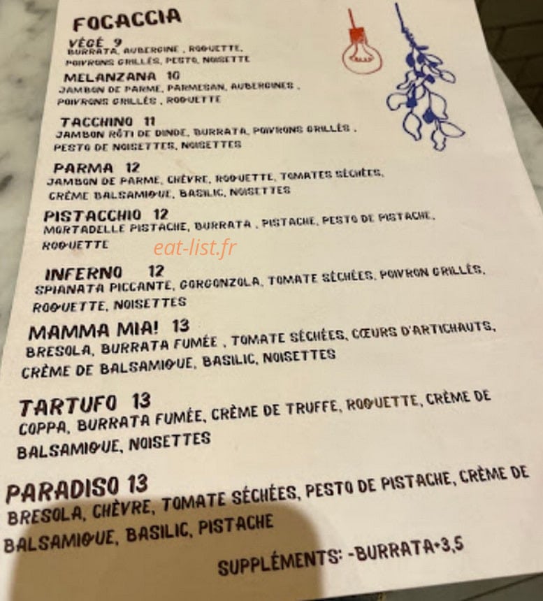 Foca Foca — carte page 1