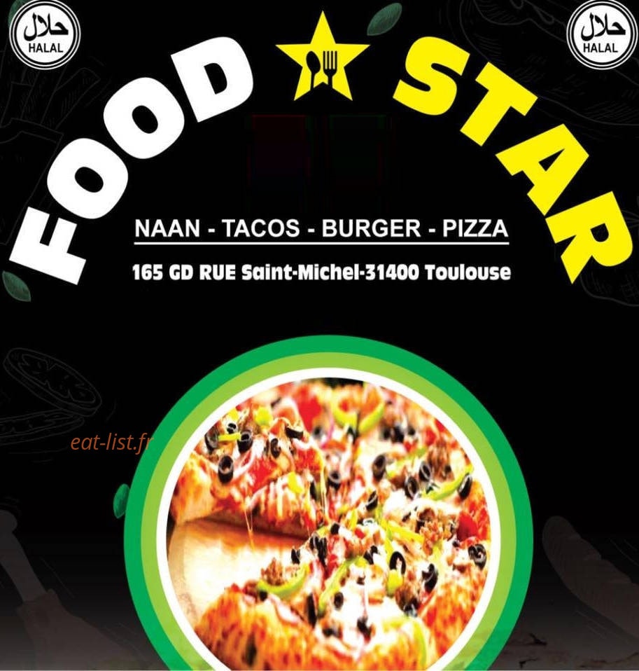 FoodStar — carte page 1