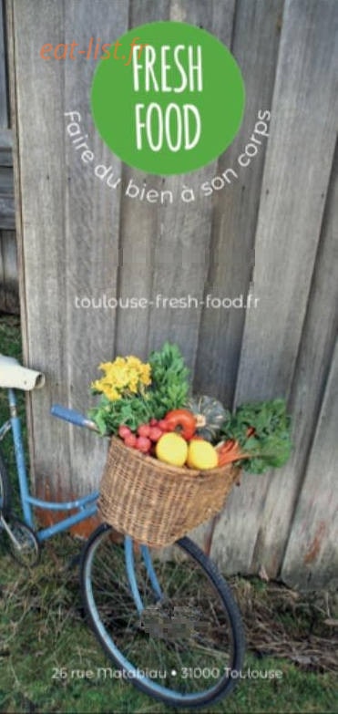 Fresh food — carte page 1