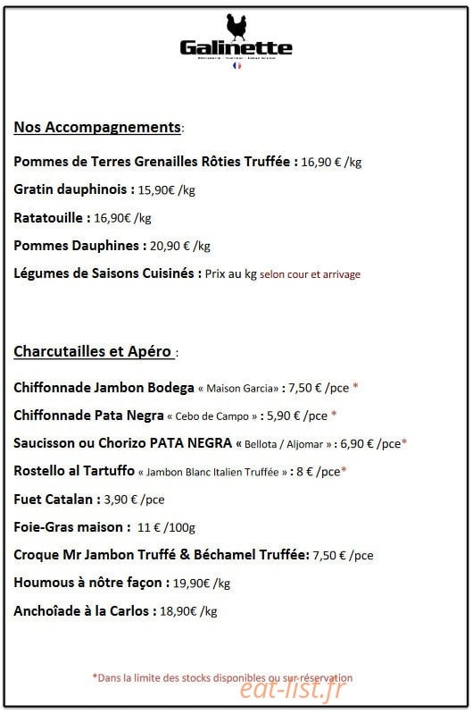 Galinette — carte page 2