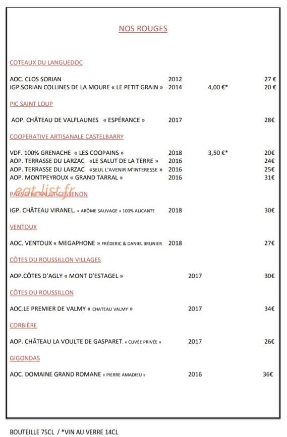 Galinette — carte page 6