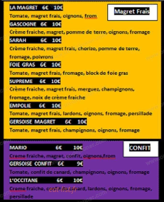 Génération Pizza — carte page 7