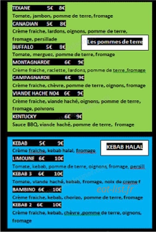 Génération Pizza — carte page 3