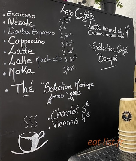 Ginger Store — carte page 1