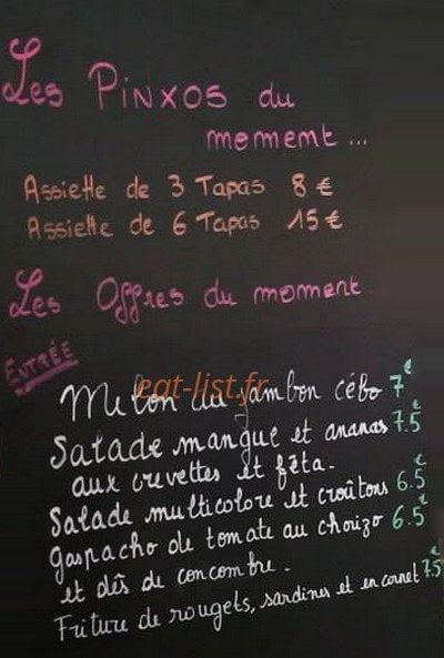Gourmet Bar by Novotel — carte page 1