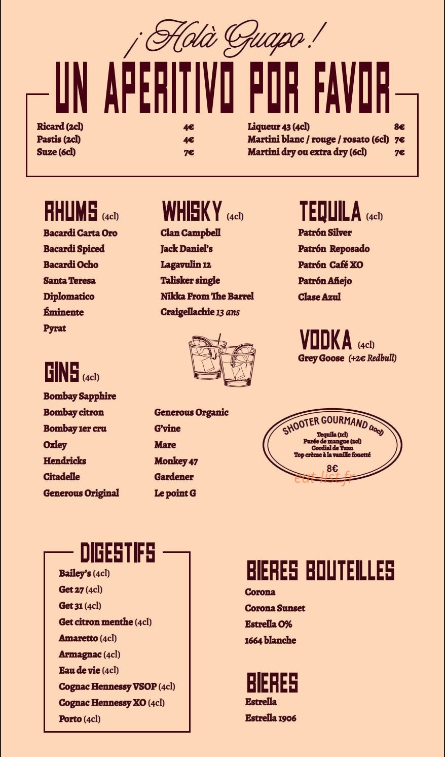 Guapito — carte page 10