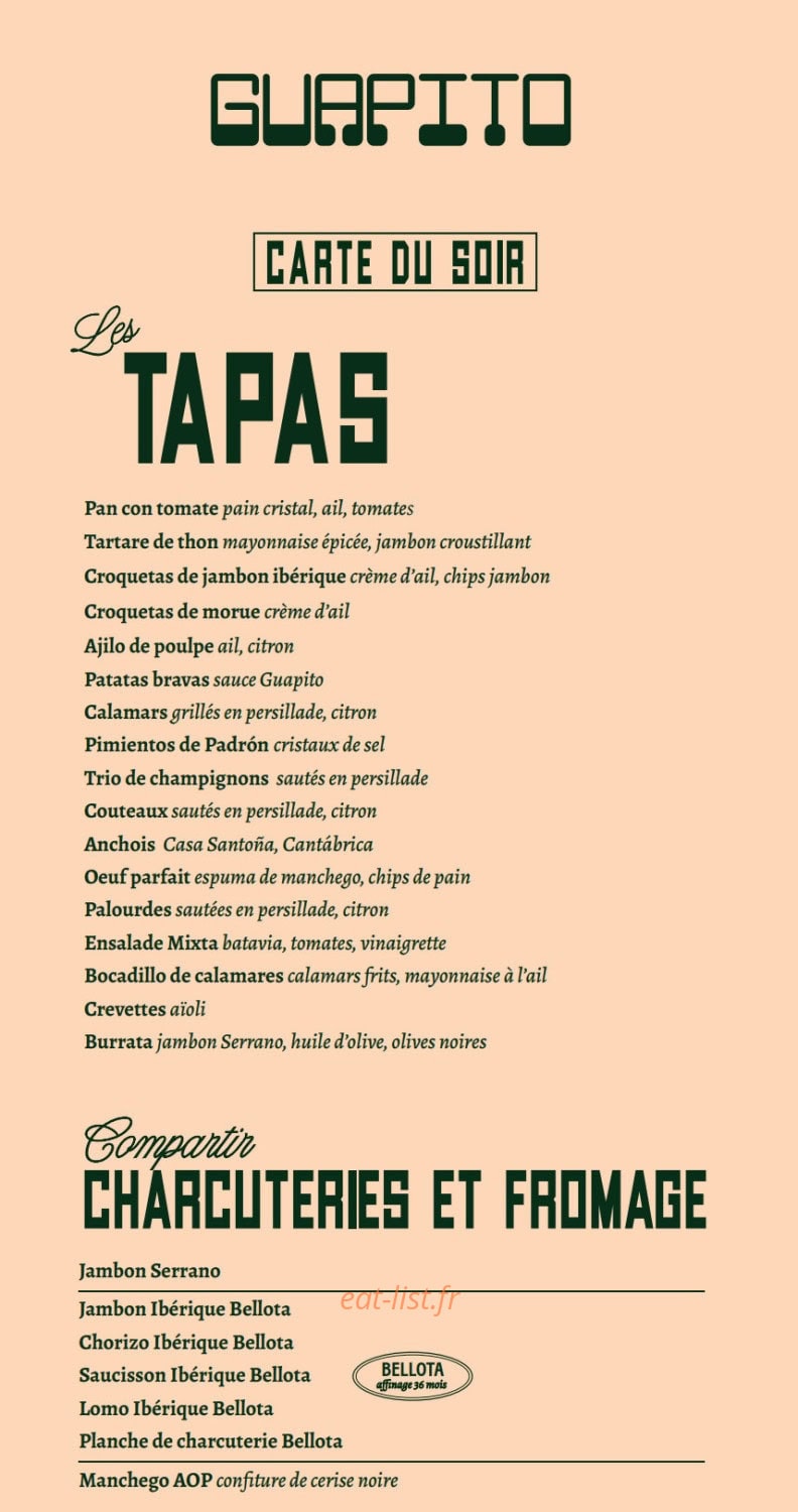 Guapito — carte page 3
