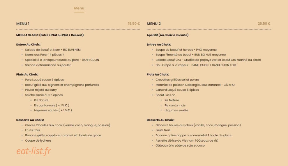Hao zai — carte page 2
