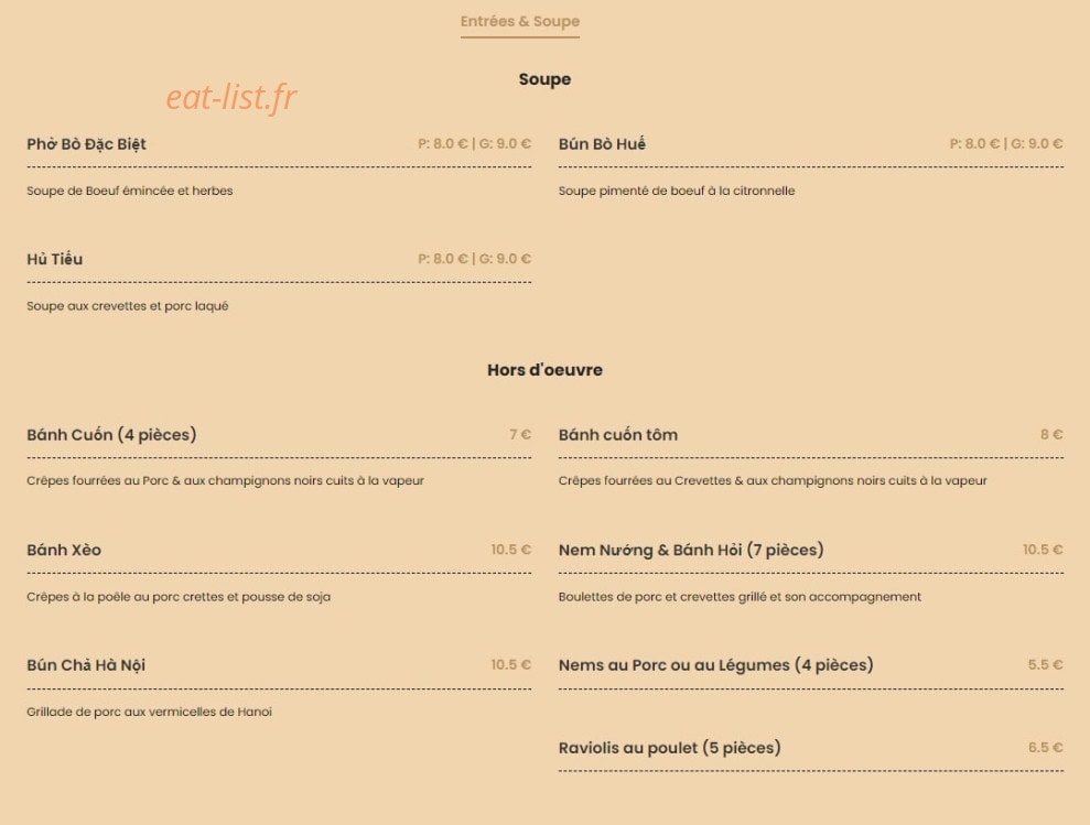 Hao zai — carte page 1