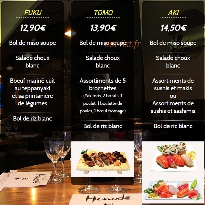 Hinode — carte page 1